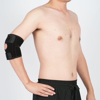 Boride sport könyökvédő OK anyag, Lycra és Velcro – felnőtteknek, Badminton, csomag 1