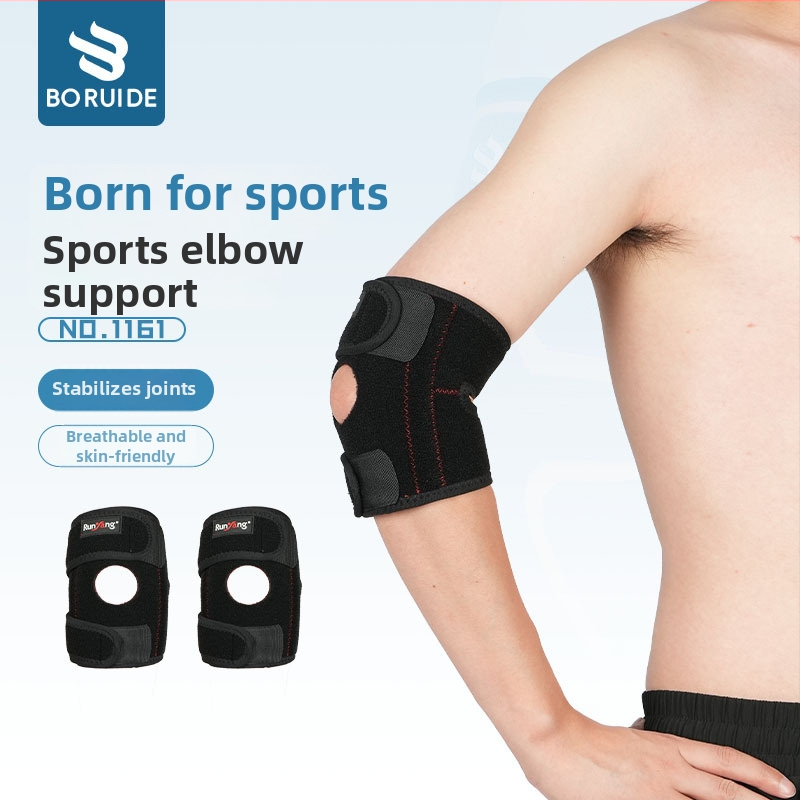 Lakťové chrániče Boride, OK tkanina, Lycra a suchý zips – pre dospelých, Badminton, balenie 1