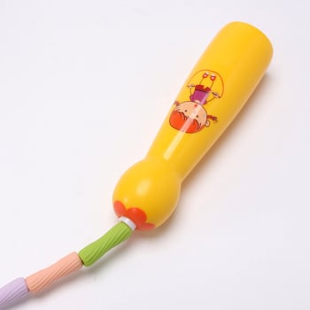 Gyermek ugrókötél – pamut kötélből és ABS markolatokkal, versenyekhez, 5–15 éveseknek, eredet: Kína.