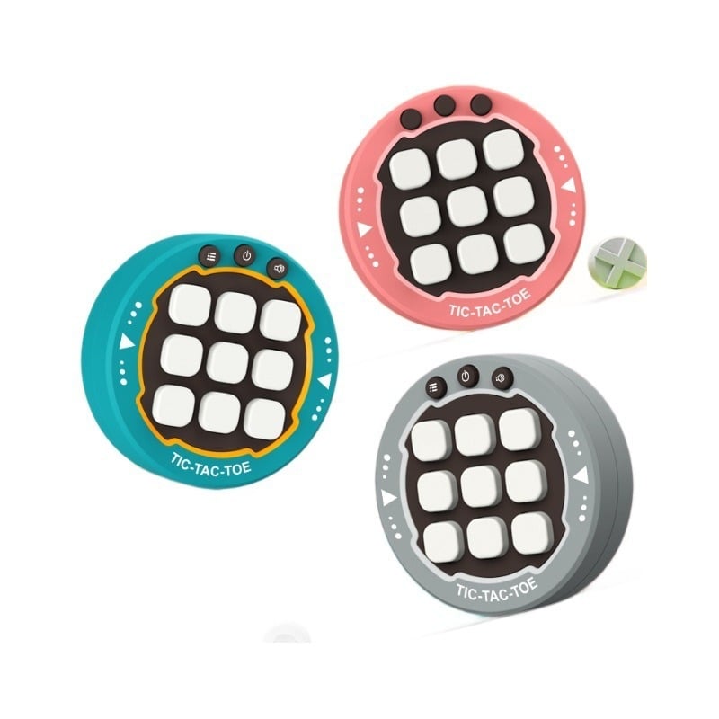 Multifunkcionális asztali tic-tac-toe játék mesterséges intelligenciával, gyerekeknek 4–6 éveseknek, műanyag kivitel, JR márka, fejleszti a szellemi készségeket.