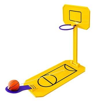 Asztali mini kosárlabda játék gyerekeknek — oktató, interaktív, stresszoldó; ABS anyag • One Happy World • beltéri használat • fejleszti a kéz-szem koordinációt