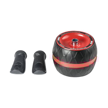 Hasizom görgő – kétkerekű, csendes működés, modell 01, tömeg 1,5 kg, alkalmas irodai, kültéri és otthoni használatra