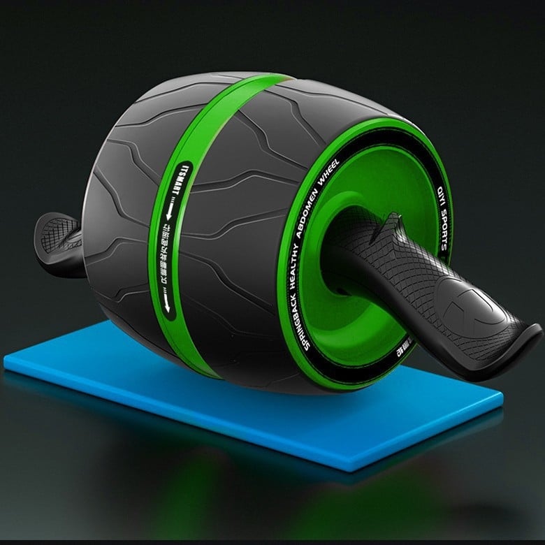 Hasizom görgő – kétkerekű, csendes működés, modell 01, tömeg 1,5 kg, alkalmas irodai, kültéri és otthoni használatra