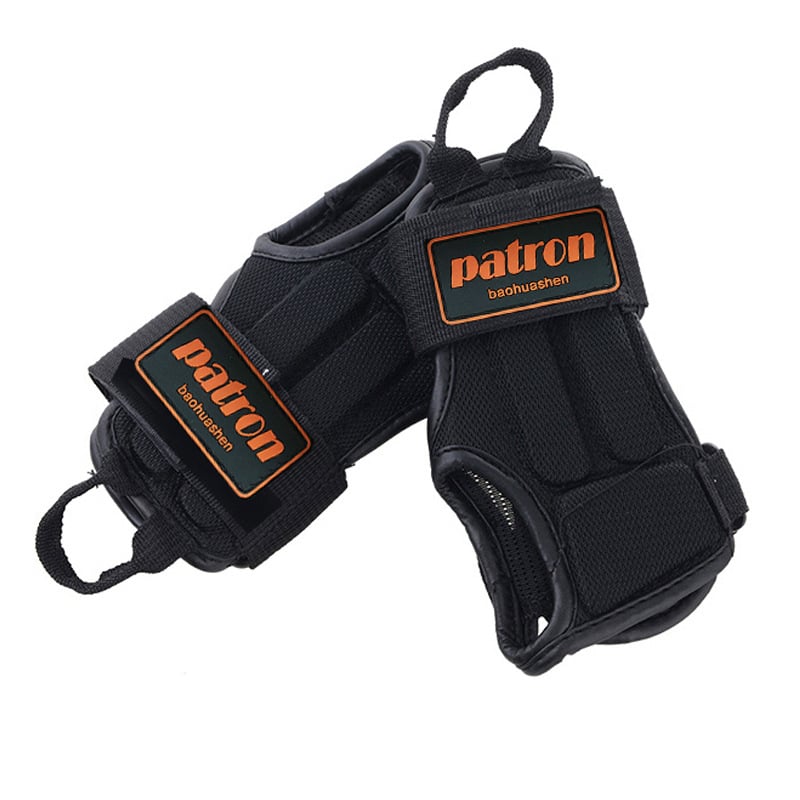 Sí csukló- és tenyérvédők gyerekeknek, anyaga: szivacs, egysíkú és kétsíkú deszkás sportokra, márka Boss