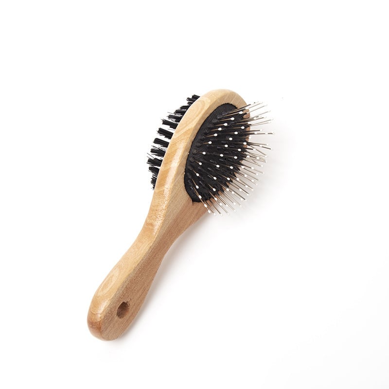 Kétoldalas fém ápoló fésű macskáknak és kutyáknak, masszázs funkcióval, laza szőr eltávolítása és a szőrzet simítása