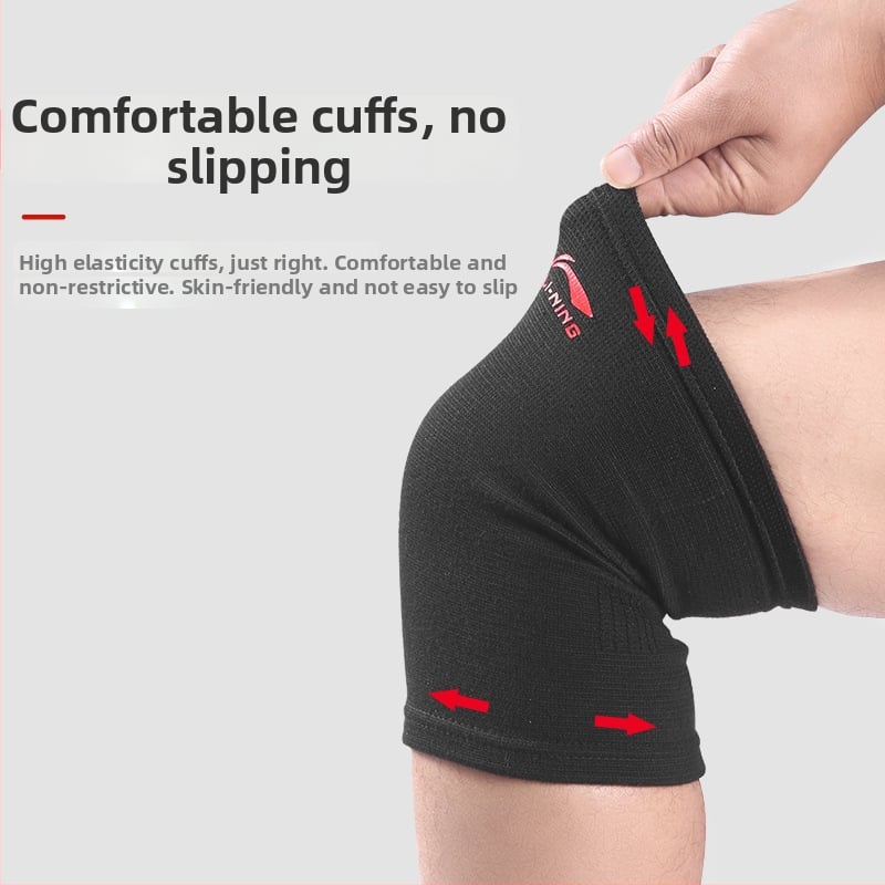 Li Ning sportos térdvédők kosárlabda és futás számára, univerzális térdprotektorok, poliészter szál, térdvédők, sportok: futás, kerékpár, futball, kosárlabda, röplabda, tenis