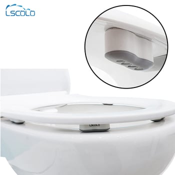 WC-fedél párnás tömítés — ABS+TPU, LSCOLO márka, pasztával történő rögzítés, modern egyszerű stílus