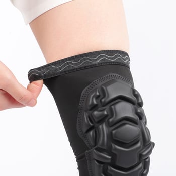 Gyerekeknek szánt térdvédők – vastagított szivacs, rugalmas poliészter – térdvédelem futballhoz és futáshoz – 150–200 g