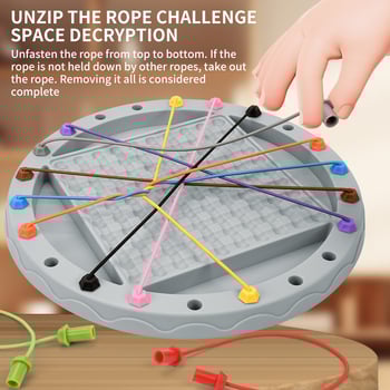 Beltéri puzzle-játék gondolkodásfejlesztéshez, műanyagból, videó útmutatóval, időseknek megfelelő