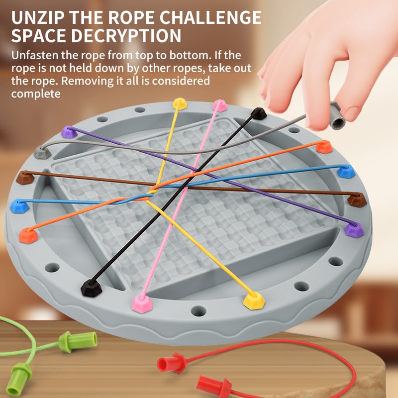 Beltéri puzzle-játék gondolkodásfejlesztéshez, műanyagból, videó útmutatóval, időseknek megfelelő