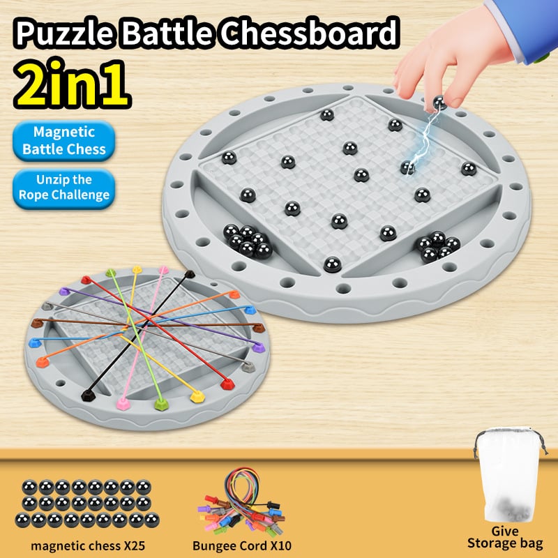 Beltéri puzzle-játék gondolkodásfejlesztéshez, műanyagból, videó útmutatóval, időseknek megfelelő