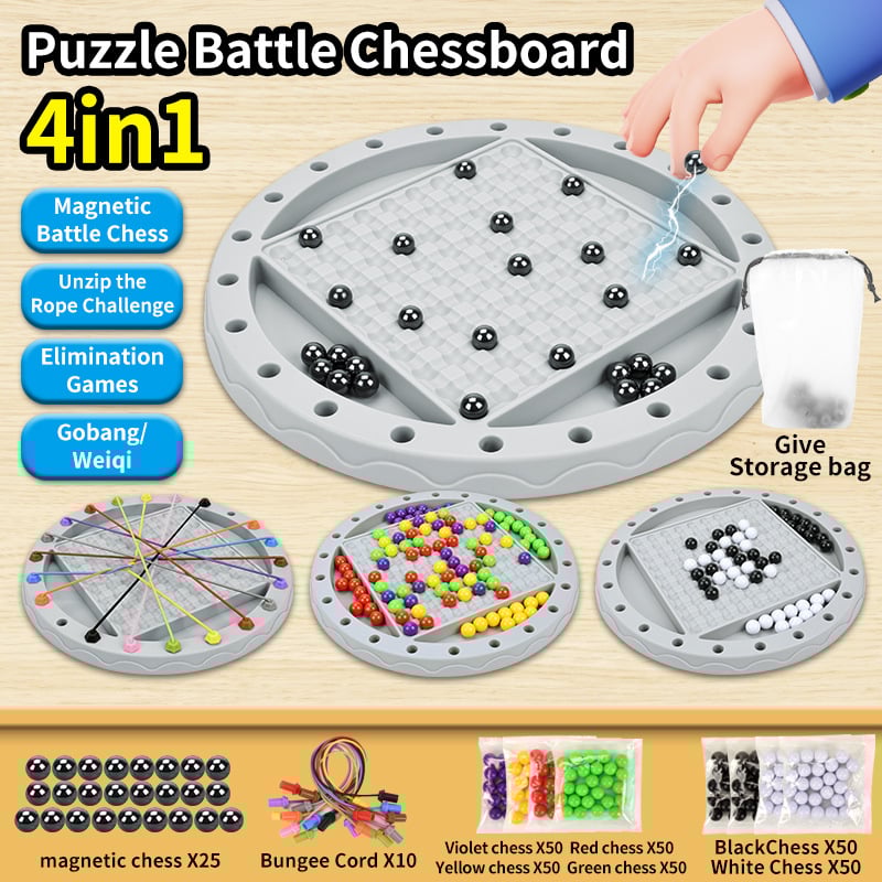 Beltéri puzzle-játék gondolkodásfejlesztéshez, műanyagból, videó útmutatóval, időseknek megfelelő