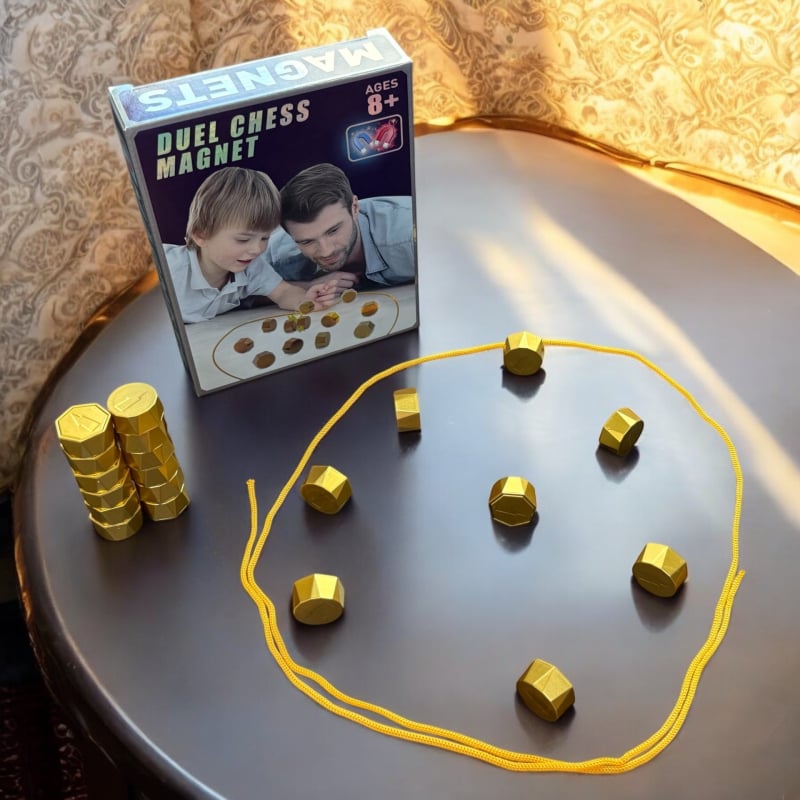 Mágneses sakk-puzzle játék — mágneses vonzás, új forma, egyszerű játékmód, interaktív agyi edzés 7–14 és 15–35 éveseknek