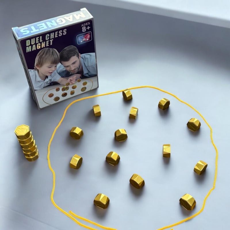 Mágneses sakk-puzzle játék — mágneses vonzás, új forma, egyszerű játékmód, interaktív agyi edzés 7–14 és 15–35 éveseknek
