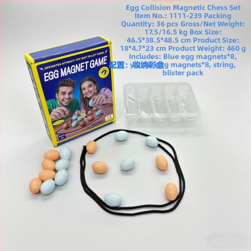 Mágneses sakk-puzzle játék — mágneses vonzás, új forma, egyszerű játékmód, interaktív agyi edzés 7–14 és 15–35 éveseknek