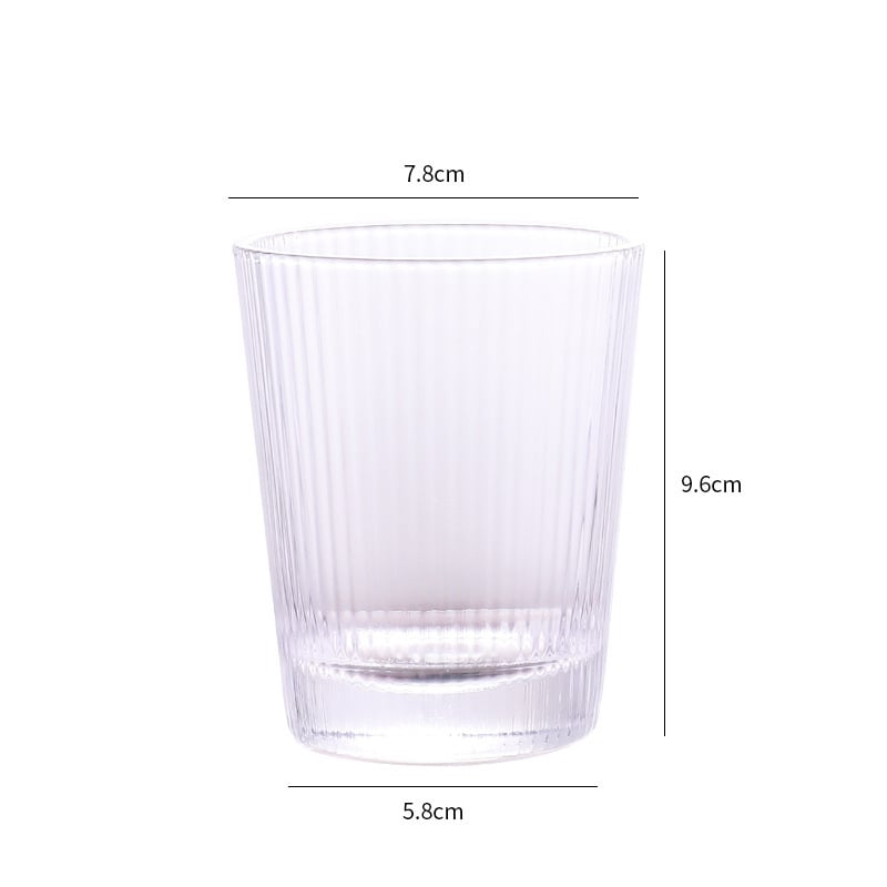 Üveg fogkefetartó pohár, skandináv stílusú, szállodai és otthoni használatra