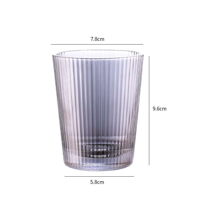 Üveg fogkefetartó pohár, skandináv stílusú, szállodai és otthoni használatra