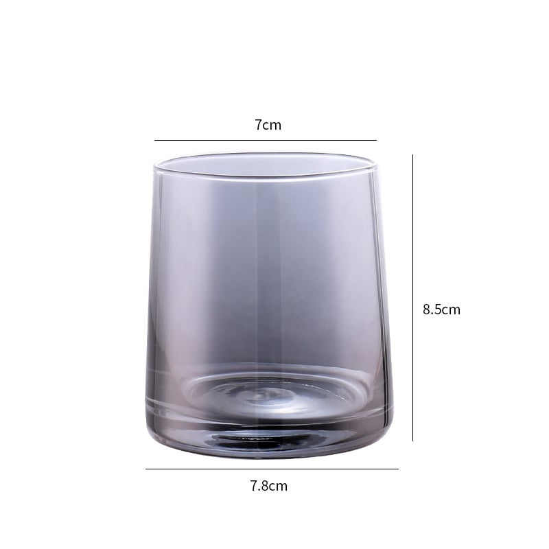 Üveg fogkefetartó pohár, skandináv stílusú, szállodai és otthoni használatra