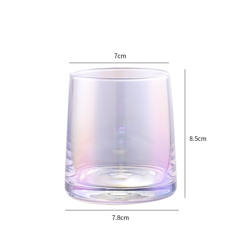 Üveg fogkefetartó pohár, skandináv stílusú, szállodai és otthoni használatra