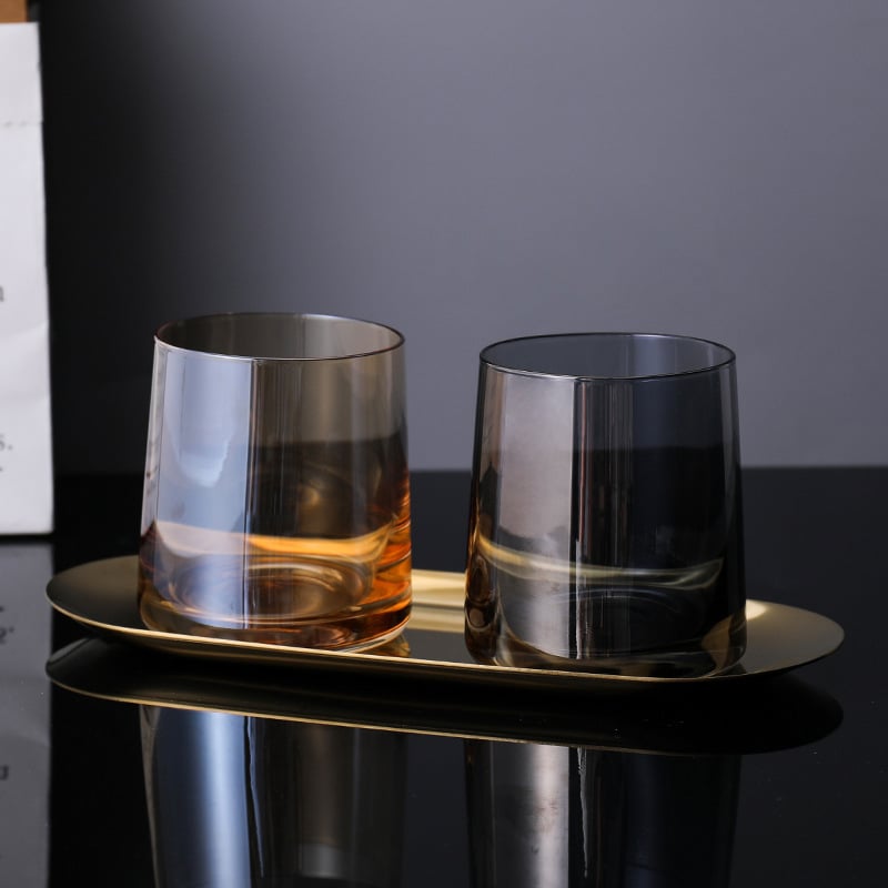 Üveg fogkefetartó pohár, skandináv stílusú, szállodai és otthoni használatra