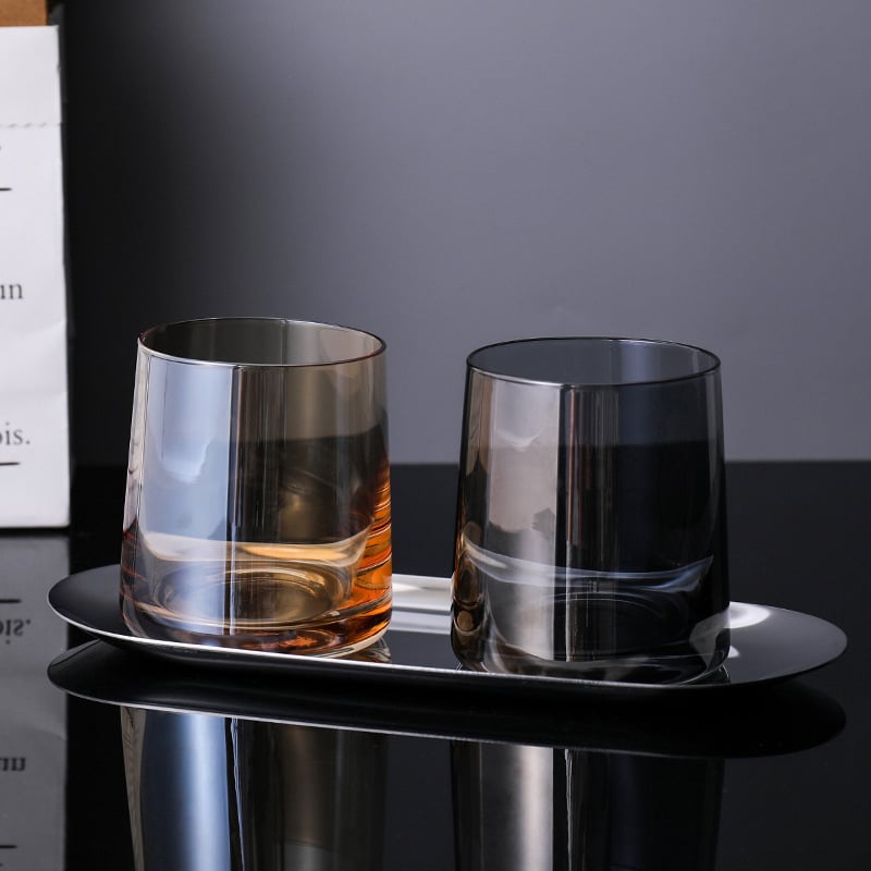 Üveg fogkefetartó pohár, skandináv stílusú, szállodai és otthoni használatra