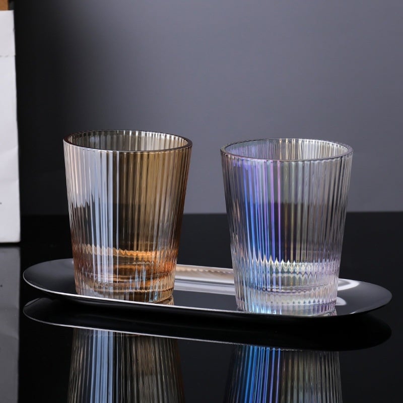 Üveg fogkefetartó pohár, skandináv stílusú, szállodai és otthoni használatra