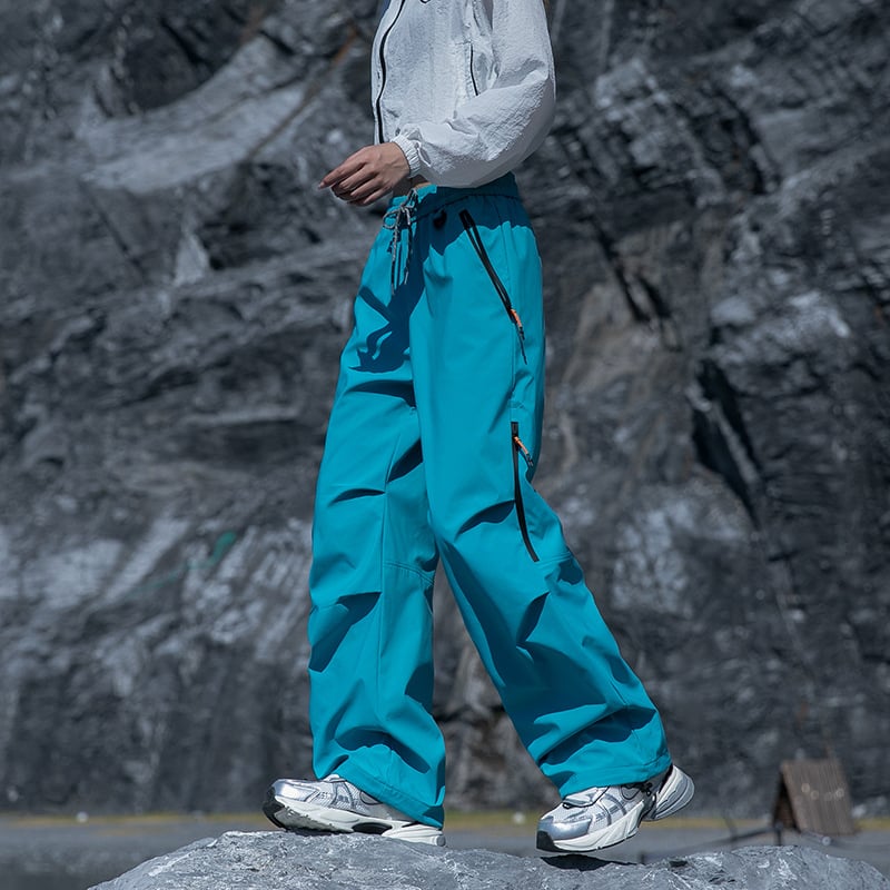 Jack Chuan Yang Kültéri túranadrág – gyorsan száradó, légáteresztő, szélálló, lazán szabott, kötőfűzővel záródó