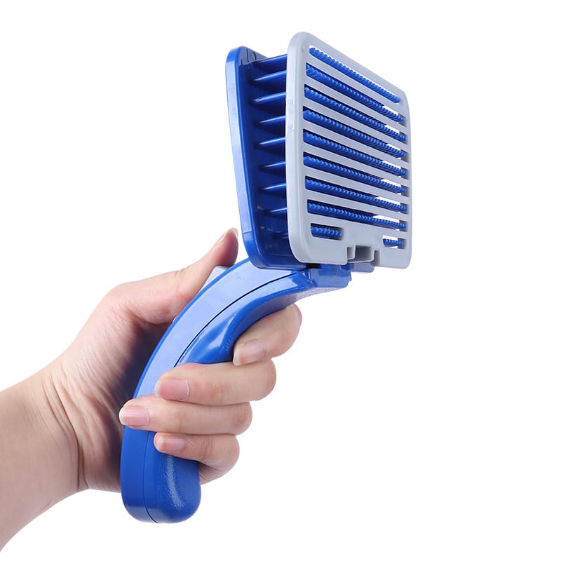 Ai Youjia Önkiszolgáló szőr eltávolító fésű kutyáknak, csomóoldó masszázsfésű, műanyag