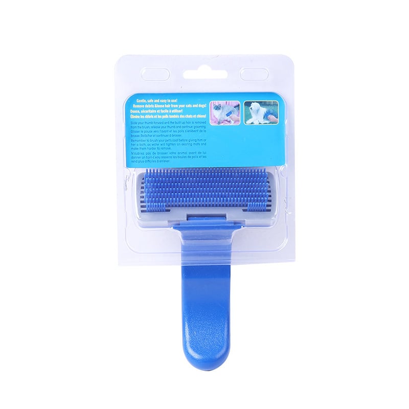 Ai Youjia Önkiszolgáló szőr eltávolító fésű kutyáknak, csomóoldó masszázsfésű, műanyag