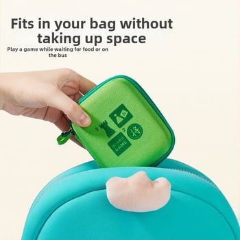 Mideer Milu Gyermekek repülő sakk társasjáték logikai gondolkodás fejlesztéséért – lotus figurák, textil sakkmező, hordozható dizájn, oktató játék