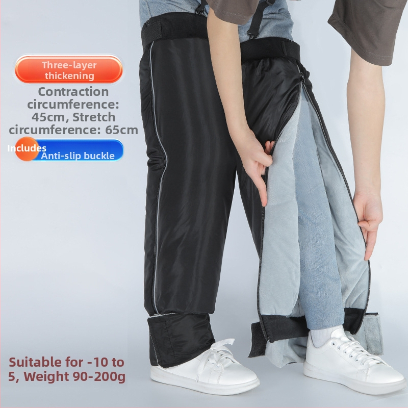 Nákolenky pre elektrické vozidlá – zimný model s vetrovzdornou ochranou, nepremokavou a proti chladu a teplu; hrubšie; pre cyklistiku, doručenie a jazdu na motocykli; dospelí, jar 2025