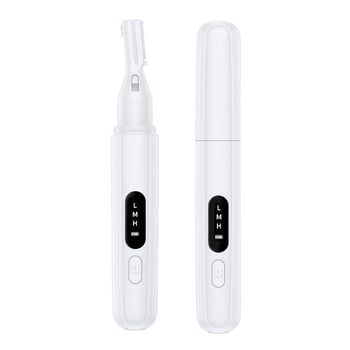 Női elektromos szemöldökvágó, mini, vezeték nélküli, USB-tápellátás, ABS test, otthoni használatra