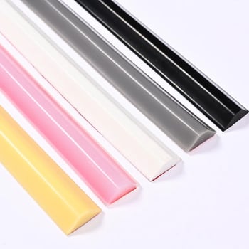 Shunxun PVC bandă prag baie — bandă etanșă și fonoizolantă pentru baie și chiuvetă, extrudată, montaj prin apăsare