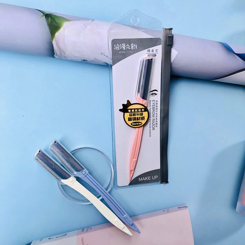 Romantic Rhyme szemöldök-nyíró kés, Zhejiang eredetű, licencelt privát címke