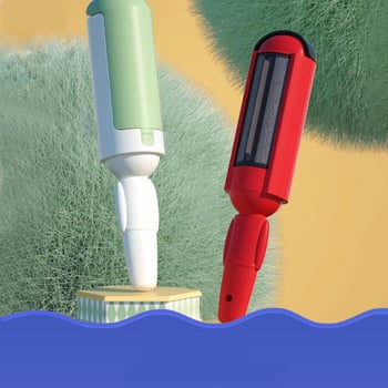 Állati szőr eltávolító görgő – szőr tisztítása ágyakról és szőnyegekről, műanyag kivitel, csomózódás elleni funkció