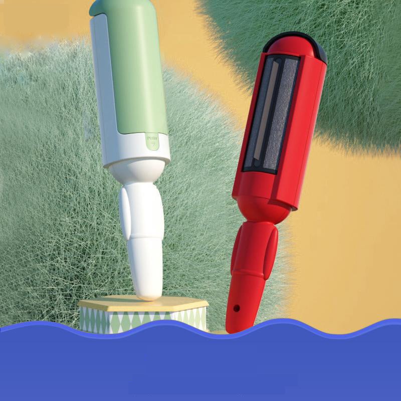 Állati szőr eltávolító görgő – szőr tisztítása ágyakról és szőnyegekről, műanyag kivitel, csomózódás elleni funkció