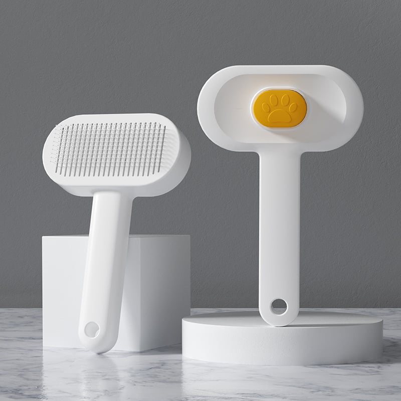 Kisállat ápoló fésű macska és kutya számára, csomóoldó, szőrhullás eltávolítás, tisztító fésű, PP anyag