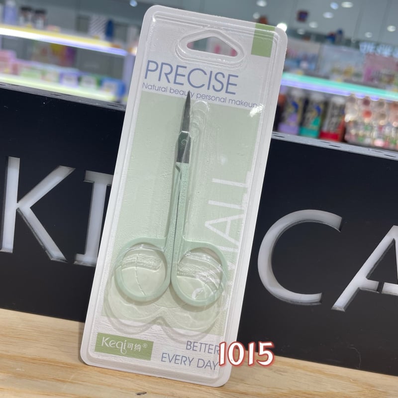 Keqi Rozsdamentes Acél Szemöldök- és Ápoló Olló Készlet — Szemöldökolló, Orrszőr Olló, Hegyes Végű Olló, Hordozható