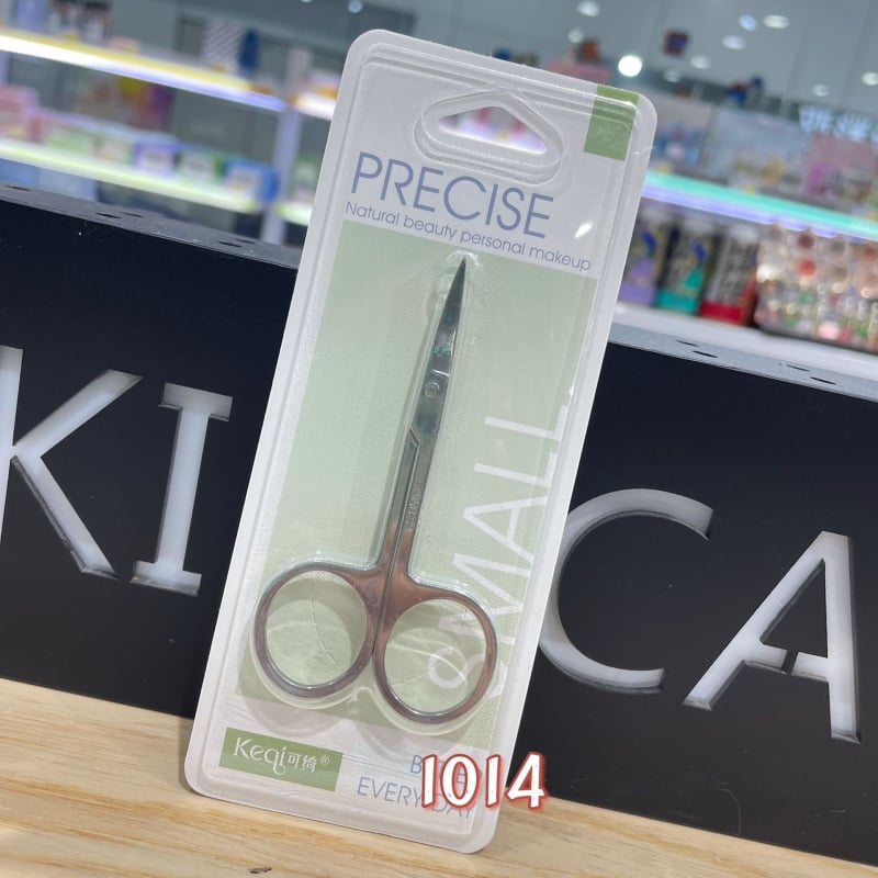 Keqi Rozsdamentes Acél Szemöldök- és Ápoló Olló Készlet — Szemöldökolló, Orrszőr Olló, Hegyes Végű Olló, Hordozható