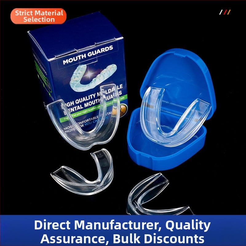 Átlátszó fogvédő edzéshez a futballhoz és a kosárlabdához – Anyag: Gumi; Védett részek: Fogak; Alkalmas: Univerzális; Sportok: Labdarúgás, Kosárlabda, Boksz