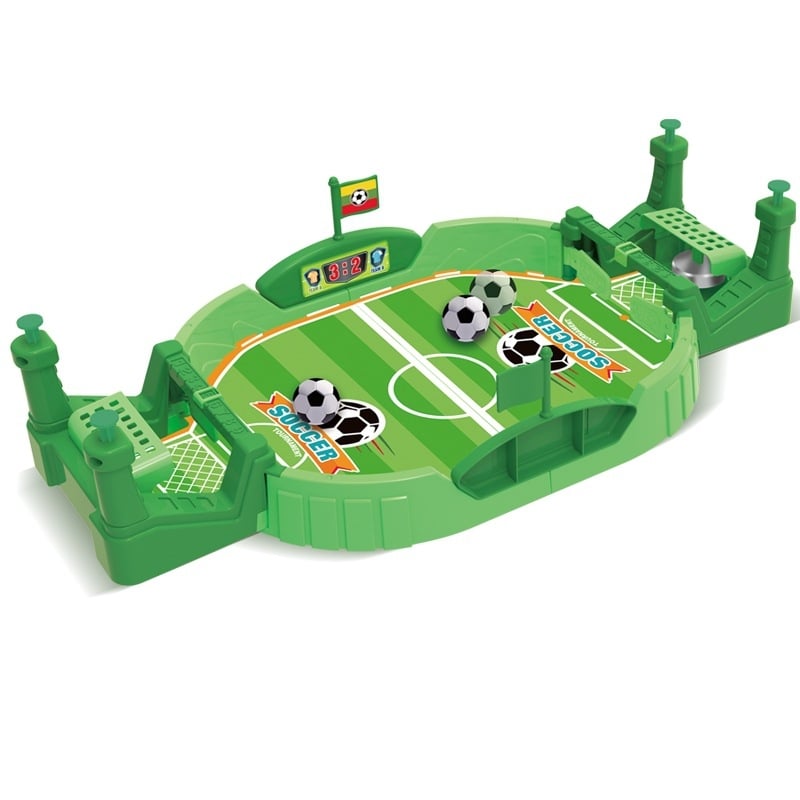 Gyerekeknek szóló asztali foci – két játékos, szülő-gyermek interaktív, oktató asztali játék, műanyagból készült, 4–6 éveseknek