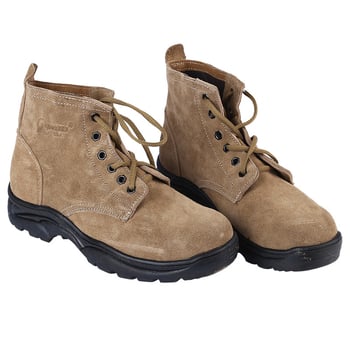 Munkás téli pamut csizma – felsőrész marhabőr, gumírozott talp, kerek orr, belső gyapjú, talpbetét juhgyapjú