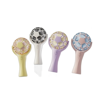 Φορητός ανεμιστήρας χειρός - Κινητήρας brushless, Ενσωματωμένη μπαταρία 500–800 mAh, 3 ταχύτητες, Αυτονομία 3–6 ωρών