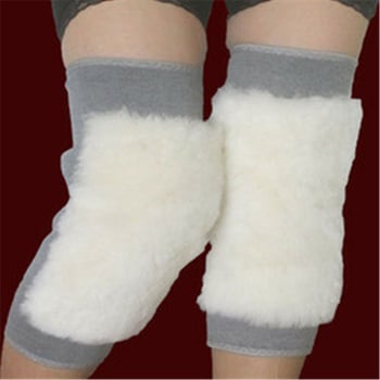 Térdvédők gyapjú-bőr integrált felépítésű hegymászáshoz, univerzális illeszkedés, térdvédelem, 6 órás melegítés