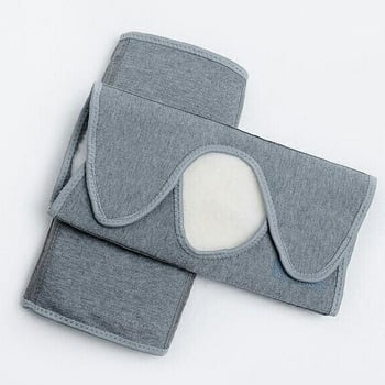 Térdvédők gyapjú-bőr integrált felépítésű hegymászáshoz, univerzális illeszkedés, térdvédelem, 6 órás melegítés