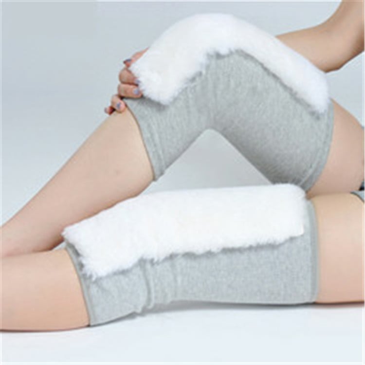 Térdvédők gyapjú-bőr integrált felépítésű hegymászáshoz, univerzális illeszkedés, térdvédelem, 6 órás melegítés