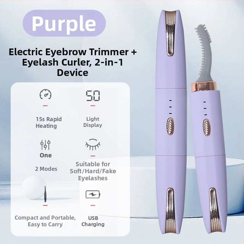 Elektrický zastrihávač obočia, USB napájanie, ABS telo, kompaktný vreckový formát, umývateľný