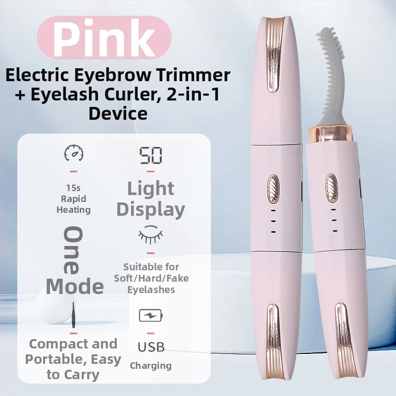 Elektrický zastrihávač obočia, USB napájanie, ABS telo, kompaktný vreckový formát, umývateľný