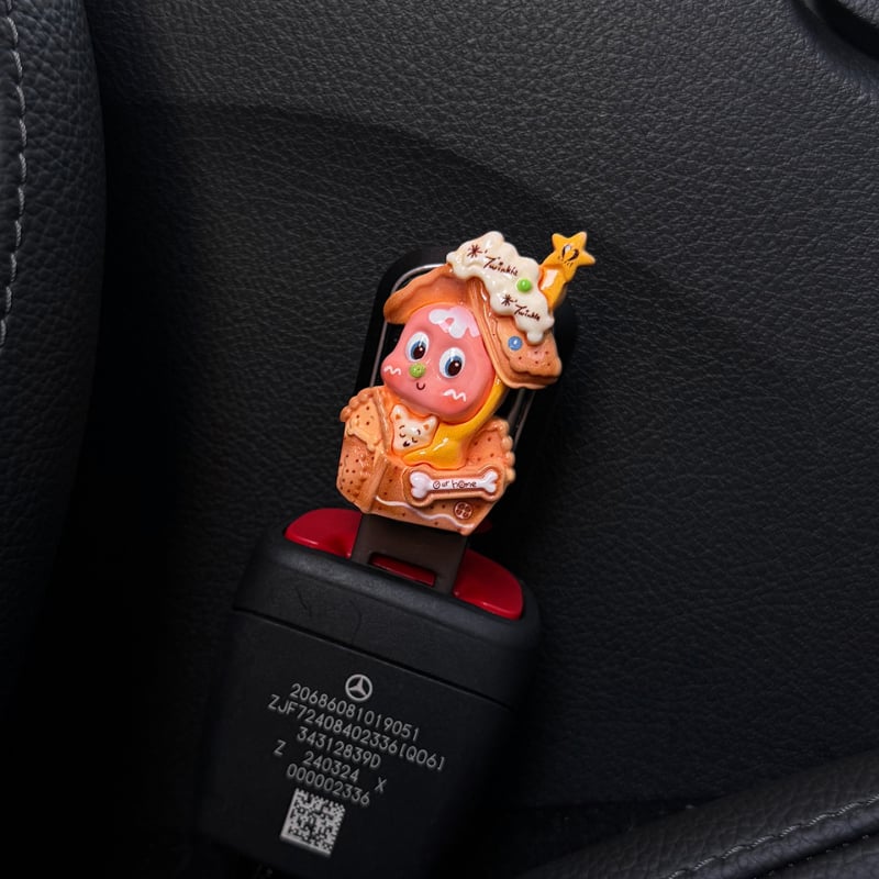 Autóbiztonsági öv hosszabbító, kromált fém, modell Zjbdaqdcp