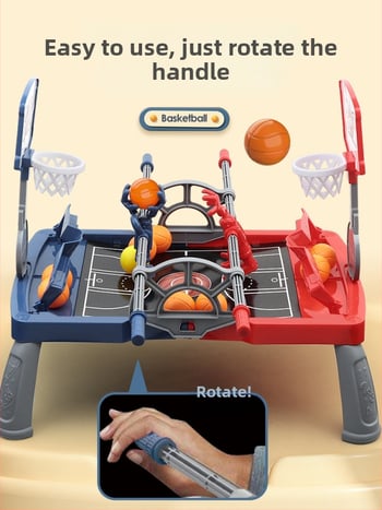 Műanyag asztali kosárlabda játék – asztali kosárlabda játék, 4–6, 7–14 és 15–35 éveseknek